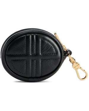 Patou Mini Jp Leather Pouch - Black