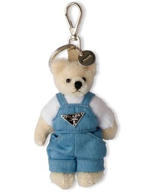 Prada Teddy Bear Sleutelhanger - Blauw