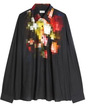 Dries Van Noten Cotton Cocoon Shirt - Black