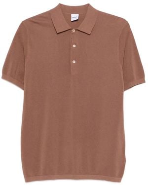 Aspesi Knitted Polo Shirt - Brown