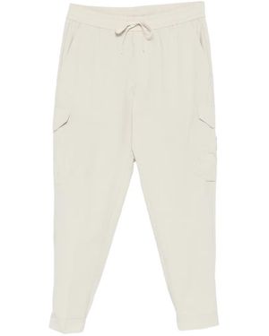 BOSS Drawstring Cargo Trousers - White