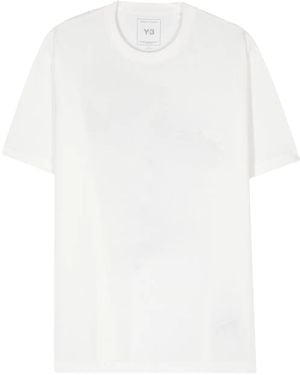 Y-3 Logo-Print T-Shirt - White