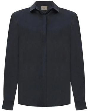 Paul & Shark Silk Twill Shirt - Blue