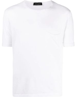 Roberto Collina リネンコットン Tシャツ - ホワイト