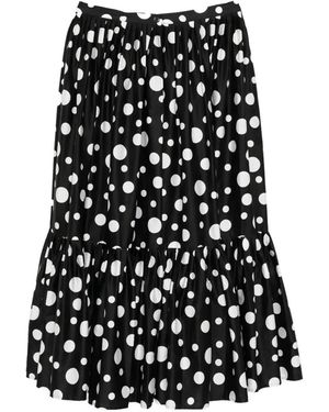 agnès b. Salsa Cotton Satin Petticoat Skirt - Black