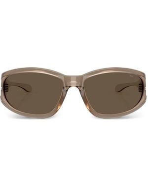 DIESEL Wrap-Frame Sunglasses - Grey