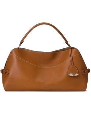 Ralph Lauren レザー ショルダーバッグ - ブラウン