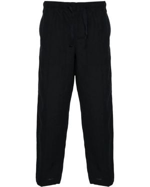Orlebar Brown Lex Linen Tapered Trousers - Black