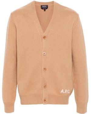 A.P.C. Jumper Camel Virgin Wool - Natural