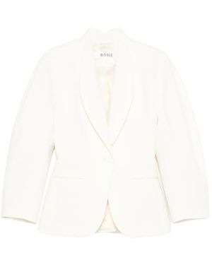 Rohe Shawl-Lapel Blazer - White