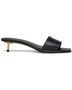 Nanushka Square-Toe Heeled Sandals - White