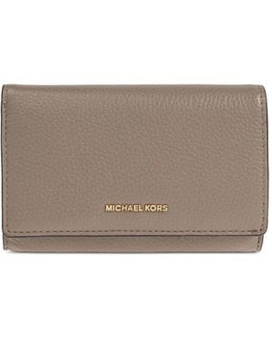 MICHAEL Michael Kors Leather Wallet - Grey
