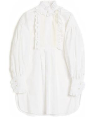 Valentino Garavani Mini Ruffle-Detail Dress - White
