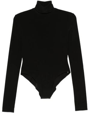Norma Kamali Turtle-Neck Bodysuit - Black