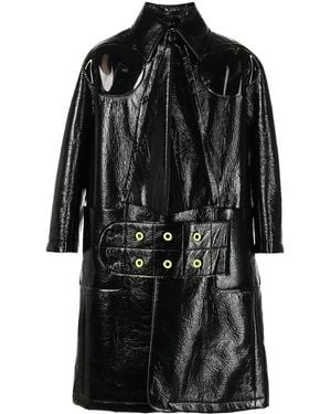 Walter Van Beirendonck Mask コート - ブラック