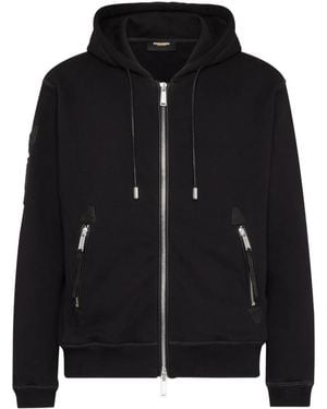 DSquared² Hoodie Mit Reißverschluss - Schwarz