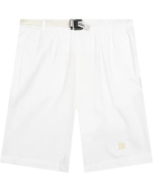 Advisory Board Crystals Shorts Con Fibbia - Bianco