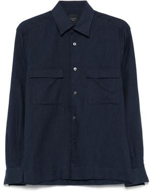 Xacus Flannel Shirt - Blue
