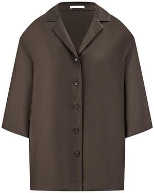 12 STOREEZ Camisa Kasumi - Marrón