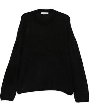 Frankie Shop Oversized-Pullover Mit Rundhalsausschnitt - Schwarz
