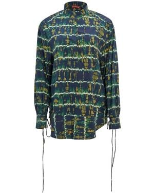 Altuzarra Camisa Con Cordones - Verde