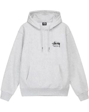 Stussy Hoodie mit Logo - Weiß