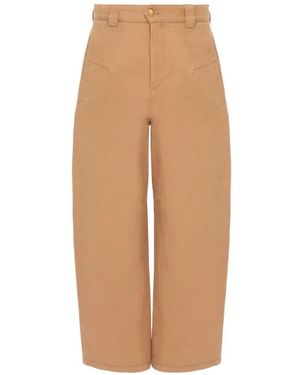 Chloé Straight Pants - Brown