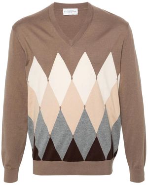 Ballantyne Maglione A Rombi - Grigio