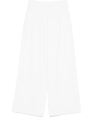 Allude Wide-Leg Pants - White