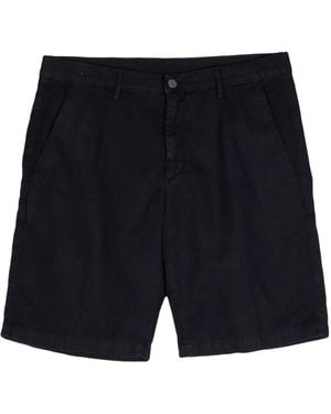 Massimo Alba Vela Pleat-Detail Shorts - Black