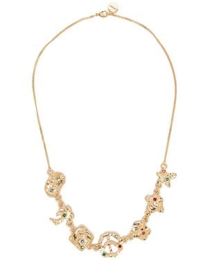 Palm Angels Melted Icons Necklace - Metallic