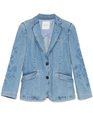ERMANNO FIRENZE Blazer Denim - Blu