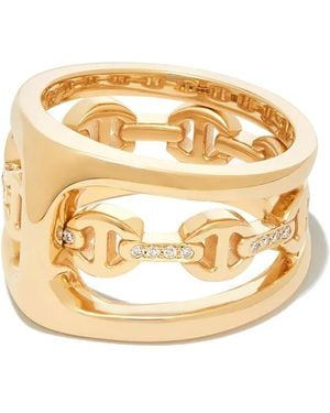 Hoorsenbuhs 18Kt Phantom Diamond Ring - Metallic