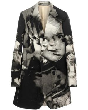 Walter Van Beirendonck Tarot Glitch Blazer - Grey