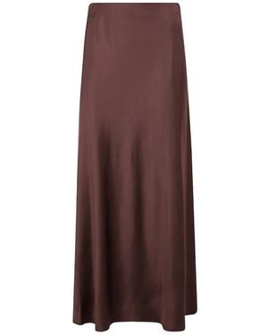 By Malene Birger Boshan Bias-Cut Midi Skirt - Brown
