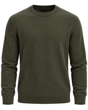 SELECTED Maglione Girocollo - Verde
