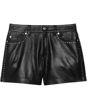 Zadig & Voltaire Studded Pocket Shorts - Black