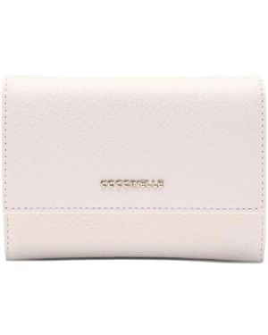 Coccinelle Metallic-Logo Wallet - Pink