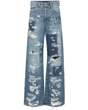 Philipp Plein Skater Row Jeans - Blue