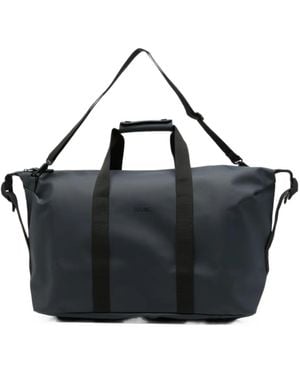 Rains Hilo Logo-Embossed Weekend Bag - Black