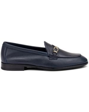 Frau Loafer Mit Schnallendetail - Blau