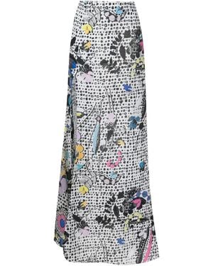 Amir Slama Maxi-Rok Met Bloemenprint - Meerkleurig