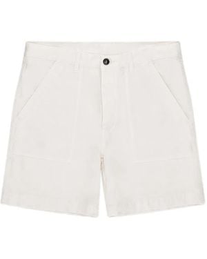 Fortela Rebelt Pocket Bermuda Shorts - White
