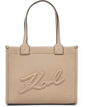 Karl Lagerfeld K/Skuare Tote Bag - Natural