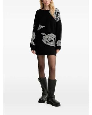 Gestuz Gzrosaly Floral Mini Skirt - Black