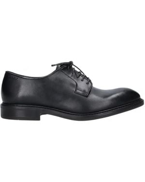 Alexander Hotto Lace-Up Leather Derby Shoes - Black