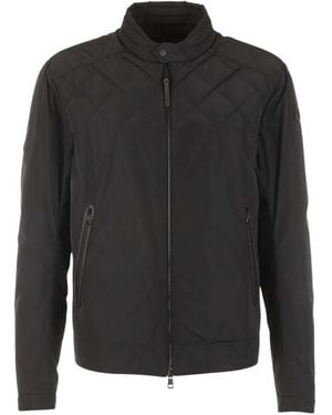 Moncler Quilted Diamond-pattern Jacket - ブラック