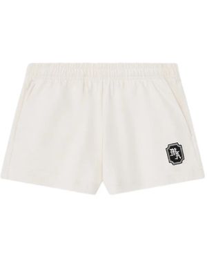 Amiri Jeans-Shorts Mit Logo-Patch - Weiß