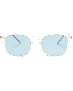 Oliver Peoples Lunettes De Vue Finley 1993 À Monture Ronde - Blue