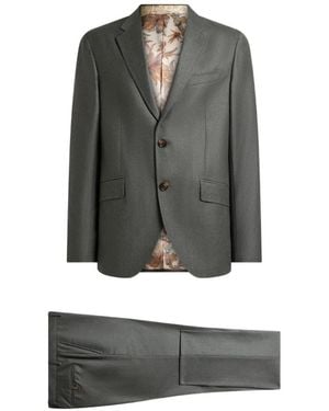 Etro Single-Breasted Suit - Gray
